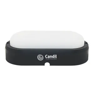 TORTUGA LED OVAL NEGRA 12 W 4000K - CANDIL - 61409