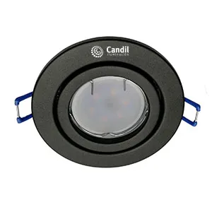 EMBUTIDO WERNER NEGRO GU10 - CANDIL - 70198