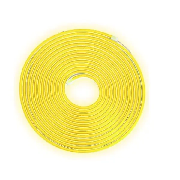 [TIRA NEON AMARILLO] TIRA NEON LED AMARILLA 5M 12V IP65 S/ FUENTE - ILUMROS - 69843