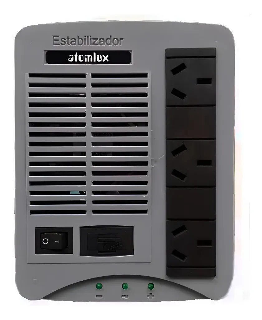 [H 500] ESTABILIZADOR H 500 500VA 3 SAL. - ATOMLUX - 00243