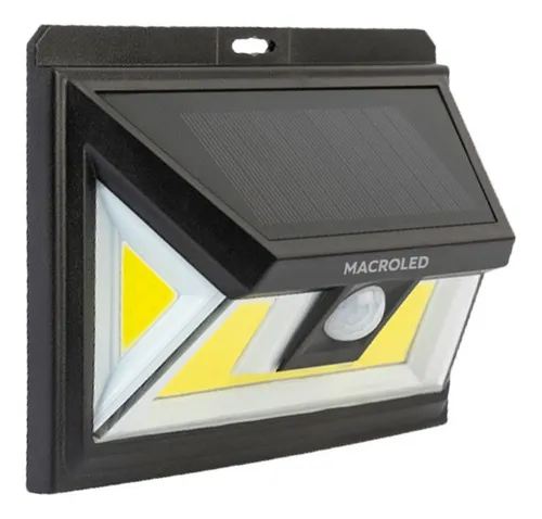 APLIQUE SOLAR 5W C/SENSOR 3000K IP65 - MACROLED - 67690