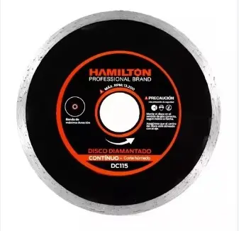 DISCO DIAMANTADO CONTINUO 115MM - HAMILTON - 68190