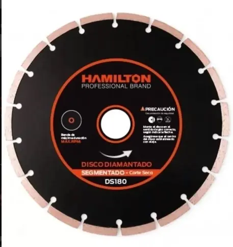 DISCO DIAMANTADO SEGMENTADO 180MM - HAMILTON - 63422