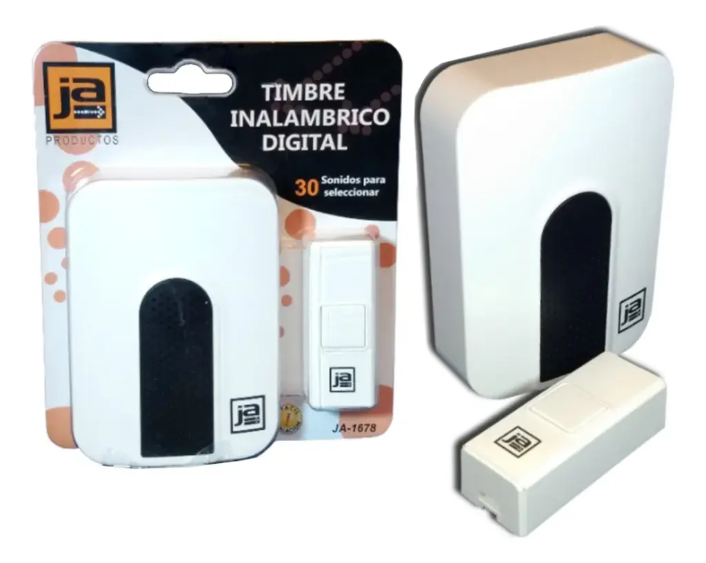 TIMBRE INAL. 30 SONIDOS TBR1678 S/PILA - IMPORTADORA JA - 64080 JA1678