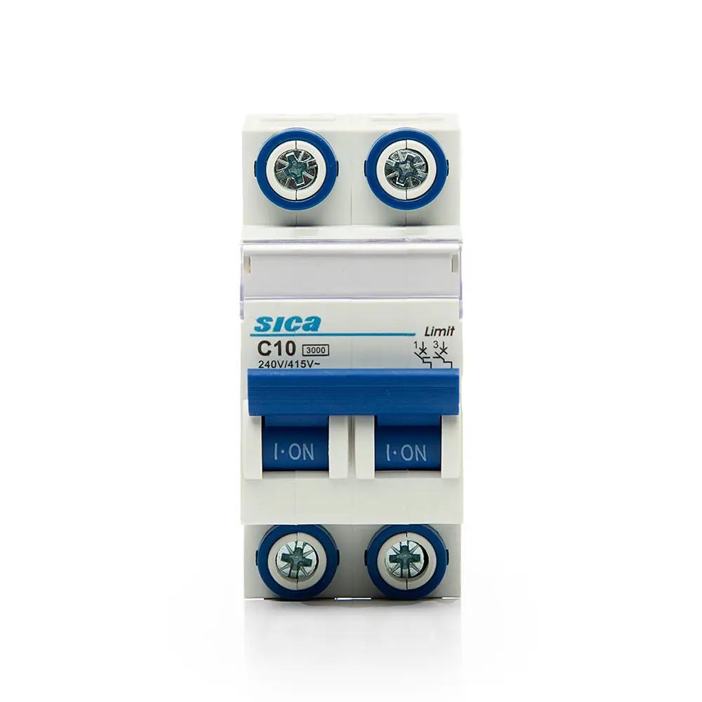 INTERRUPTOR TERMOMAGNETICO 2P 10A 4,5KA C - SICA - 02934
