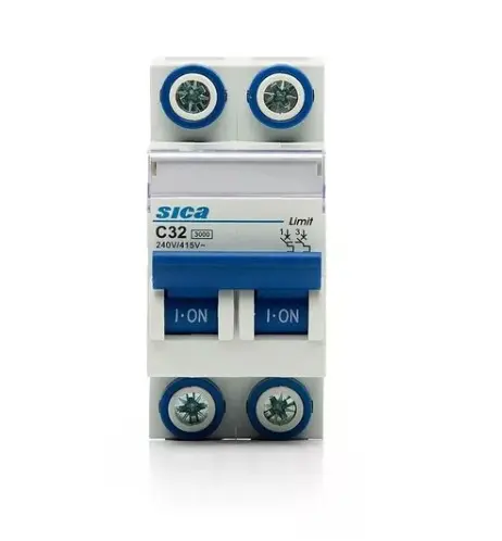 INTERRUPTOR TERMOMAGNETICO 2P 32A 4,5KA C - SICA - 02938