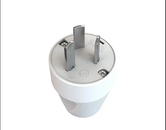FICHA MACHO 2X10A+T SALIDA LONGUITUDINAL BLANCO - JELUZ - 70358