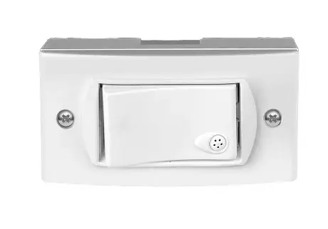 LLAVE JELUZ EXT BLANCO 1 PUNTO - JELUZ - 03633
