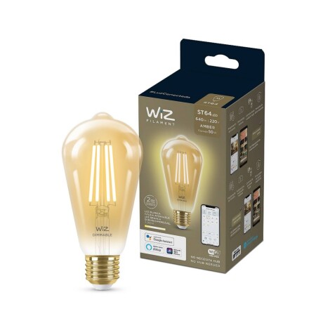 BULBO ST64 AMBAR LC-LD SMART 7W E27 DIM - WIZ - 68565