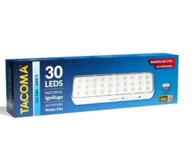 LUMINARIA DE EMERGENCIA 30 LED - TACOMA - 68821