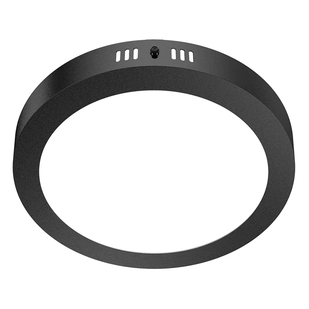 PANEL NEGRO SUPERFICIAL REDONDO 18W LN - MACROLED