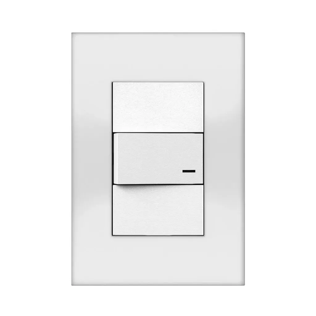 PLATINUM ARMADA C/TAPA 1 INTERRUPTOR BLANCO - JELUZ -