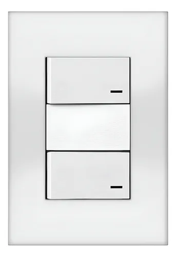 PLATINUM ARMADA C/TAPA 2 INTERRUPTOR BLANCO - JELUZ -