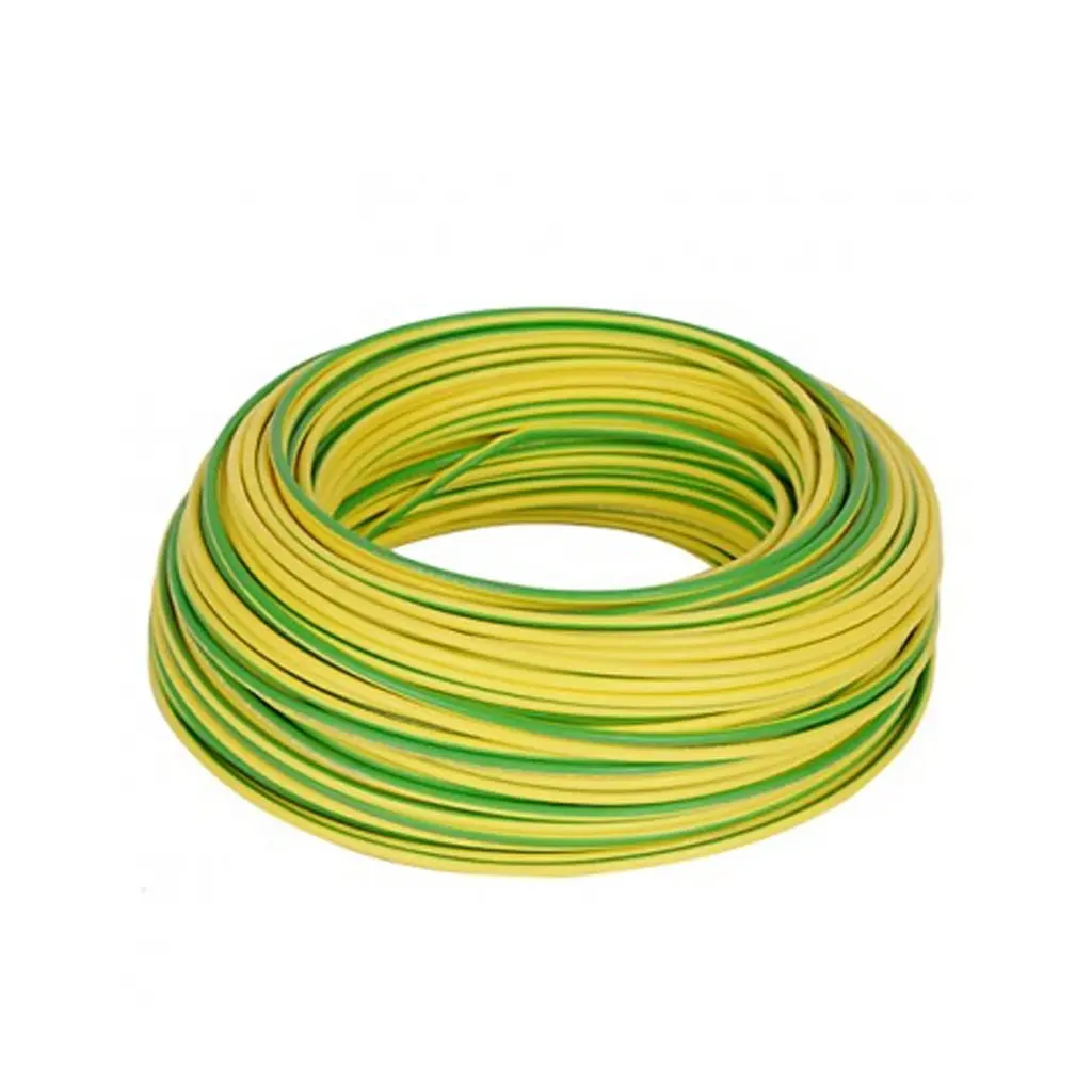 ROLLO 50M CABLE CU UNIPOLAR 1,50MM2 VERDE AMARILLO - TREFILCOM -
