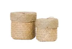 CESTO BAMBU GRANDE - LIGUEN ILUMINACION -
