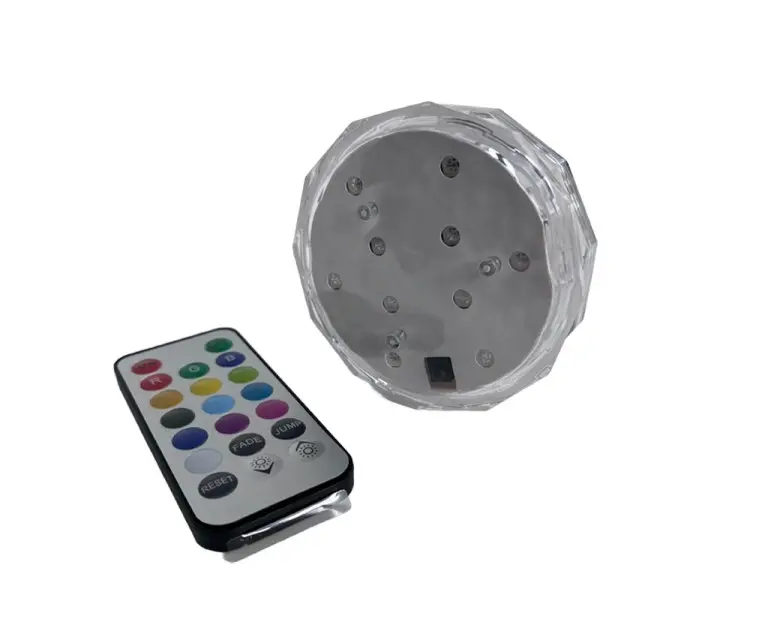 [LLE9330] LUZ LED RGB SUMERGIBLES HASTA 1,8MTS JA-9330 RECARGABLE - IMPORTADORA JA -