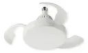 VENTILADOR RETRACTIL 3 ASPAS CON LUZ 30W CONTROL REMOTO - ILUMROS -