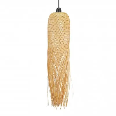 [A520910] LAMPARA DE RATTAN D16H65 - LIGUEN ILUMINACION