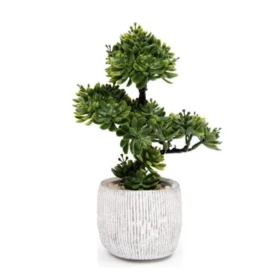 [JM--25051] PLANTA CON MACETA 27CM - LIGUEN ILUMINACION