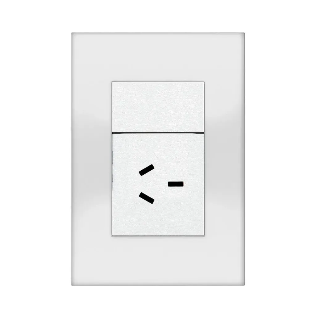 [58079/2] PLATINUM ARMADA C/TAPA 1 TOMA 20A BLANCO - JELUZ -